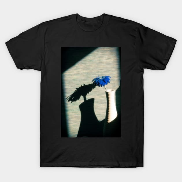 Blue Gerbera T-Shirt by cinema4design